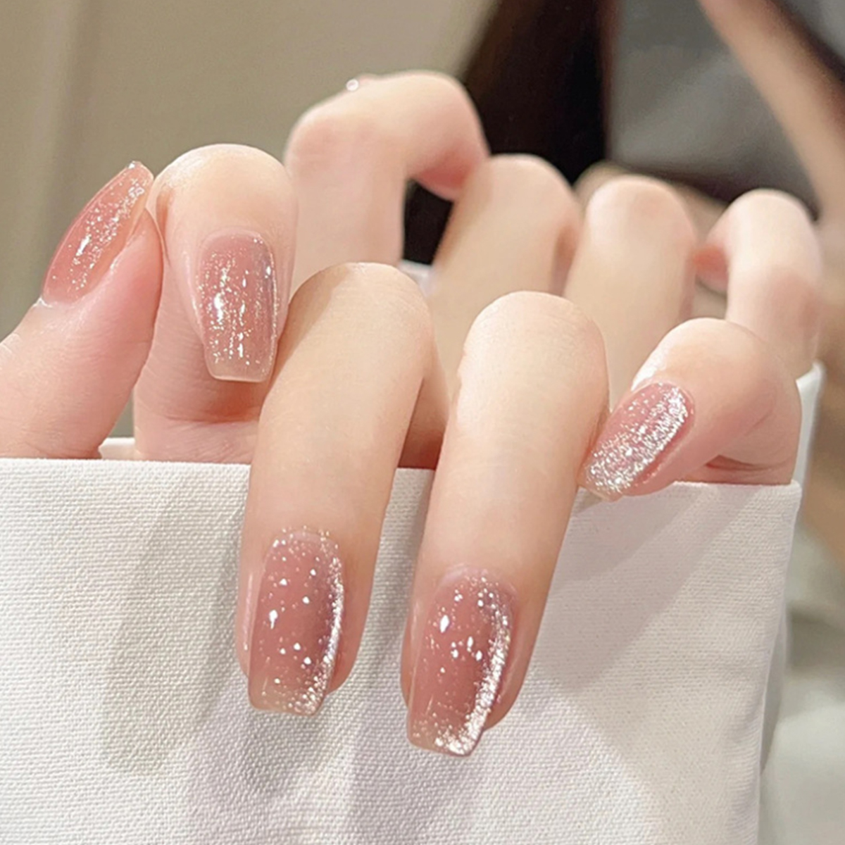 Nail Art Full Cat Eye - Fashion trend Women Girls 24Pcs/Set medium
