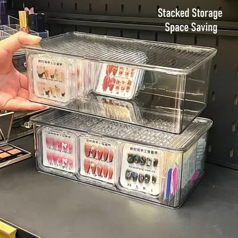 Nail Art Vector - 2024 Clear Press On Nails Storage