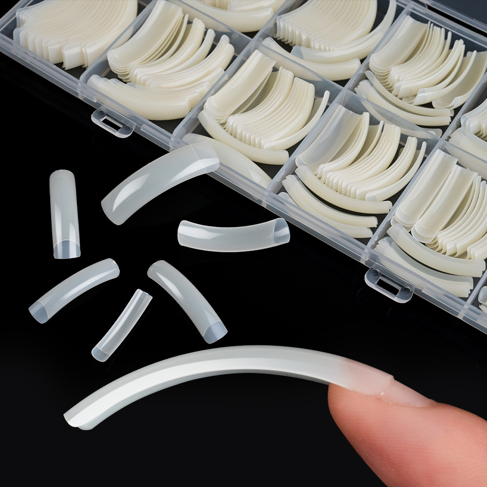 240pcs Clear Extra Deep Curve  - Nail Art Xxl ulasan dan harga