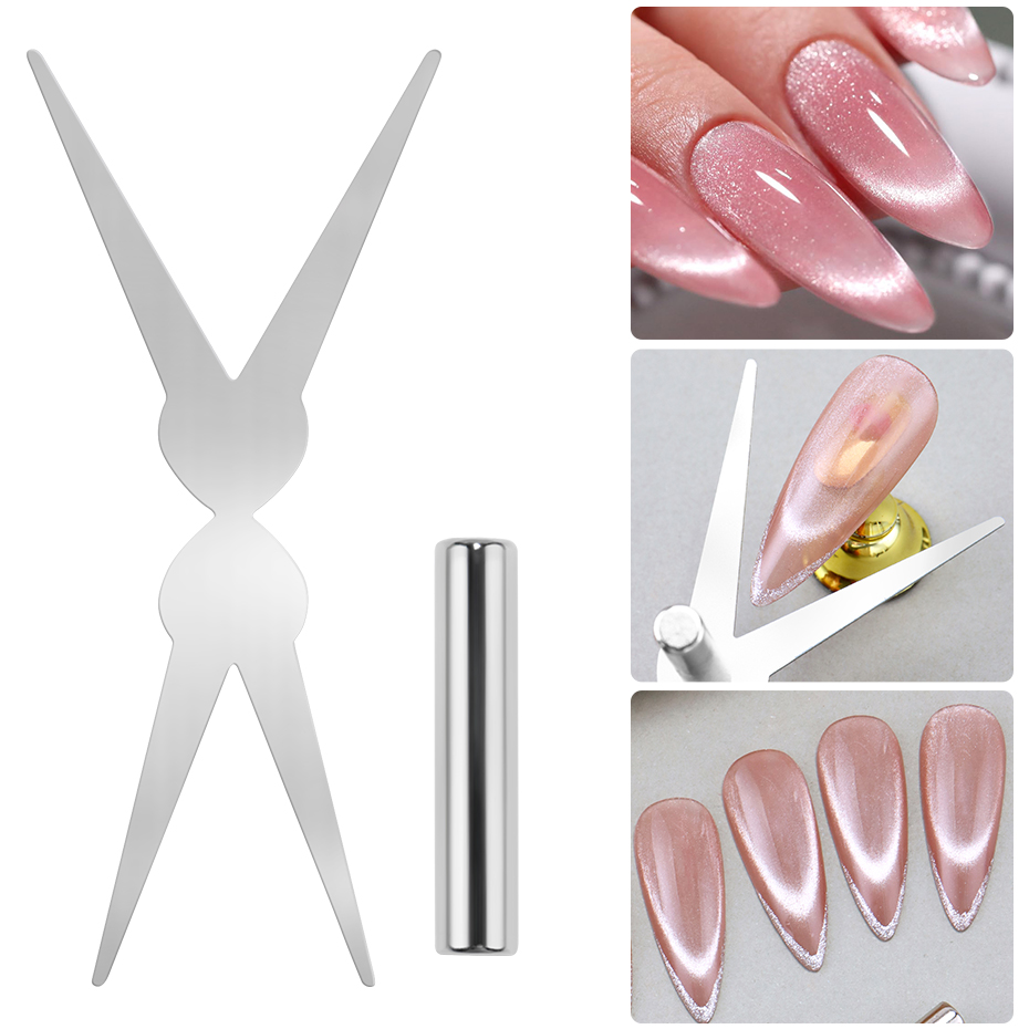 2pcs Cat Eye Magnet Set Double - Nail Art Full Cat Eye ulasan dan harga