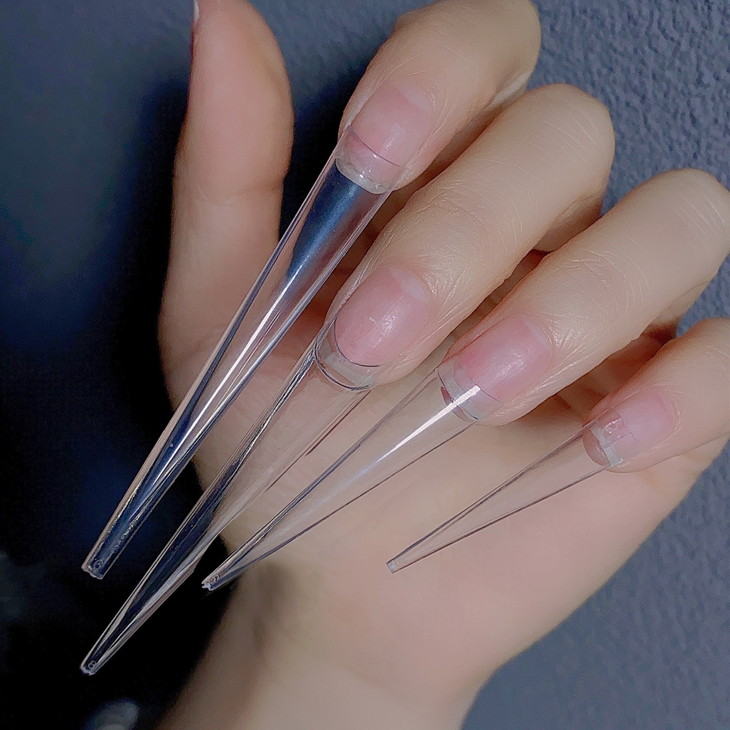 XXL Stiletto False Nails -Half - Nail Art Xxl ulasan dan harga