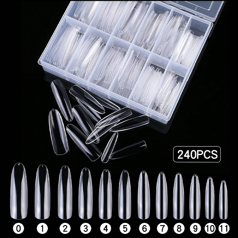 240pcs XXL False Nails Super L - Nail Art Xxl ulasan dan harga