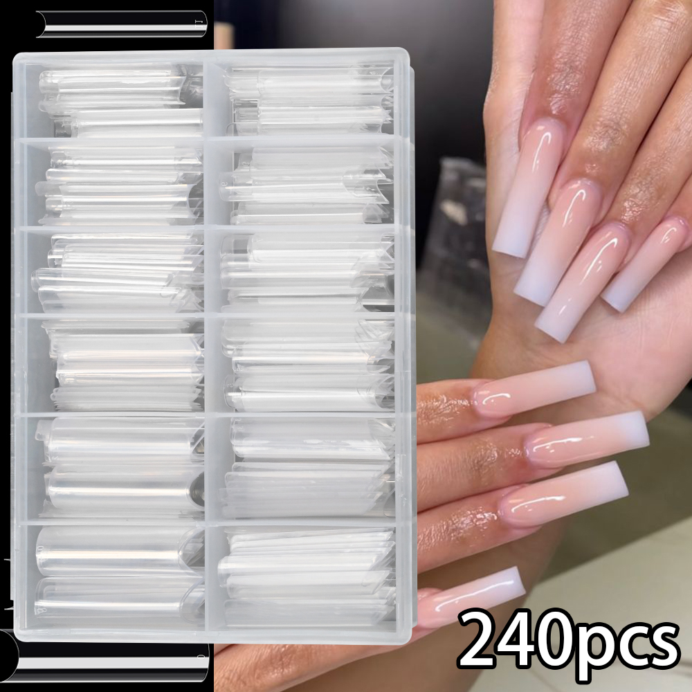 240pcs/Box XXL C Curve Straigh - Nail Art Xxl ulasan dan harga