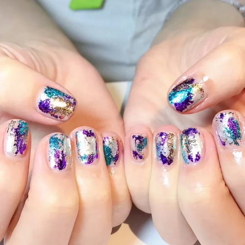 20 Pcs Gold Leaf Sheets: Versa - Nail Art Xmas ulasan dan harga