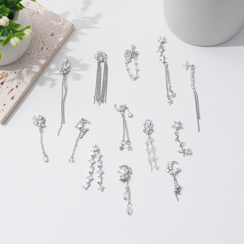 1Pc Long Tassel Nail Art Decor - Nail Art Xxl ulasan dan harga