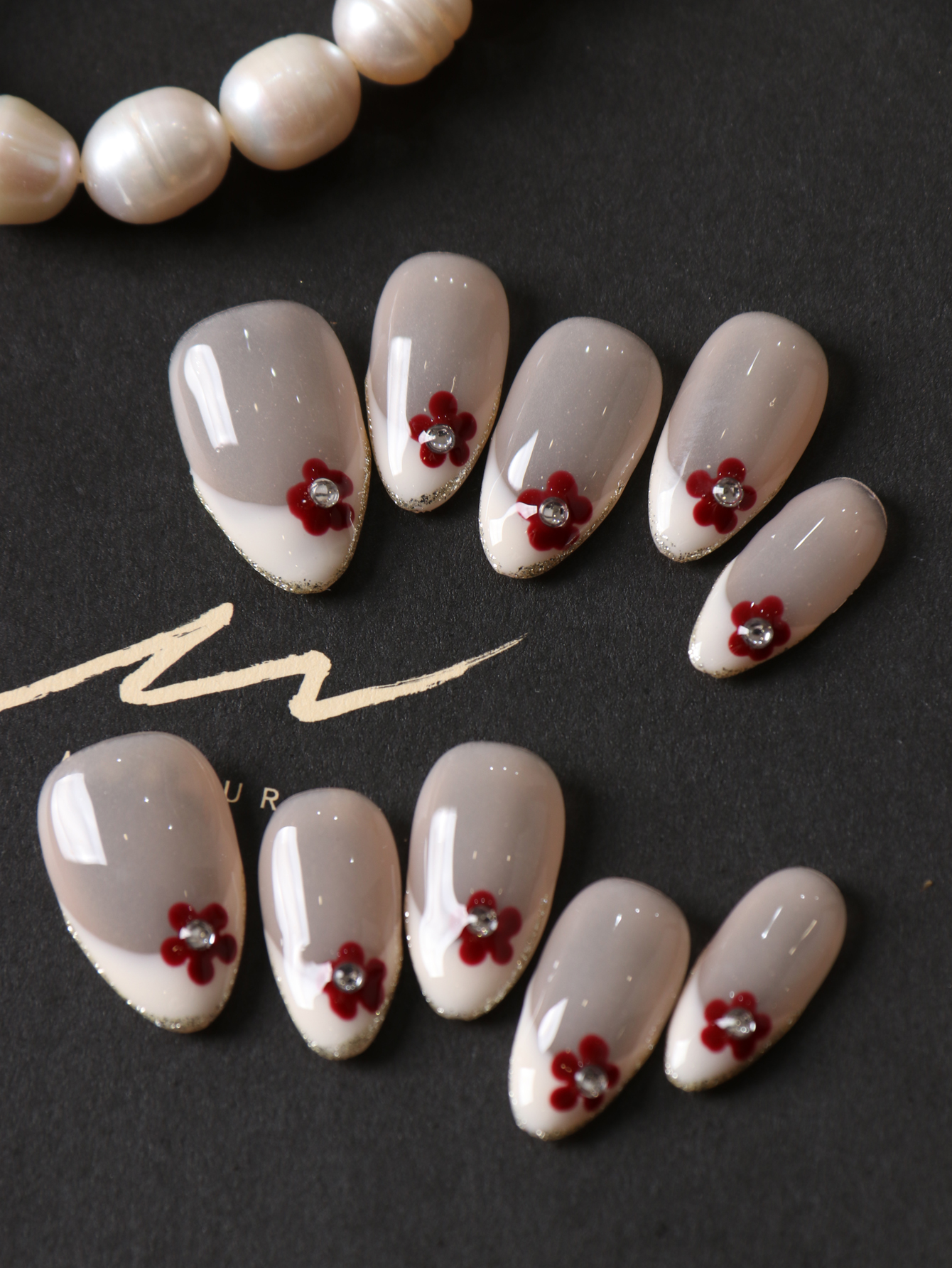 10Pcs Press on Nails Short Whi - Nail Adhesive Tab ulasan dan harga