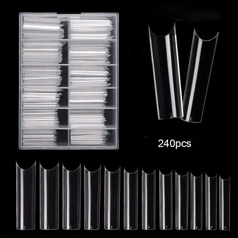 240pcs/Box XXL Extra Straight  - Nail Art Xxl ulasan dan harga