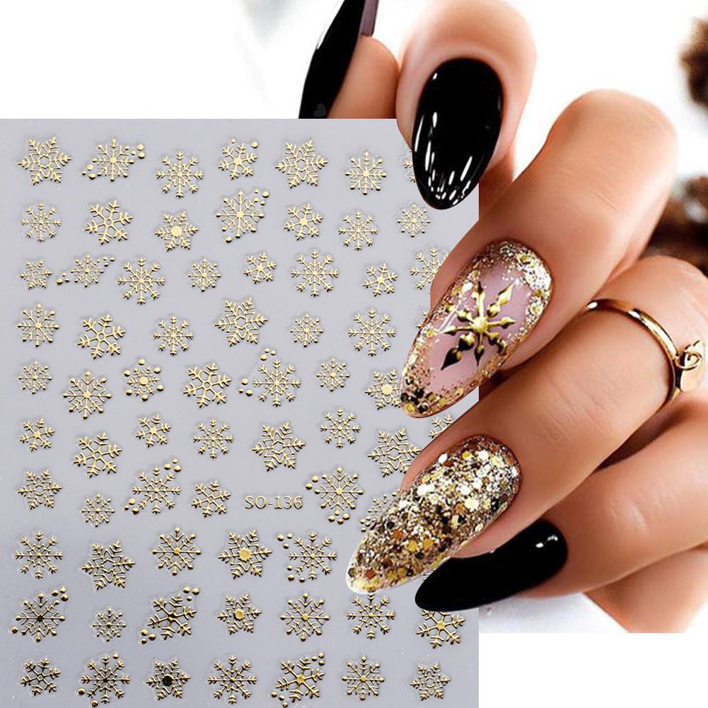 Christmas Nail Art Stickers Na - Nail Art Xmas ulasan dan harga
