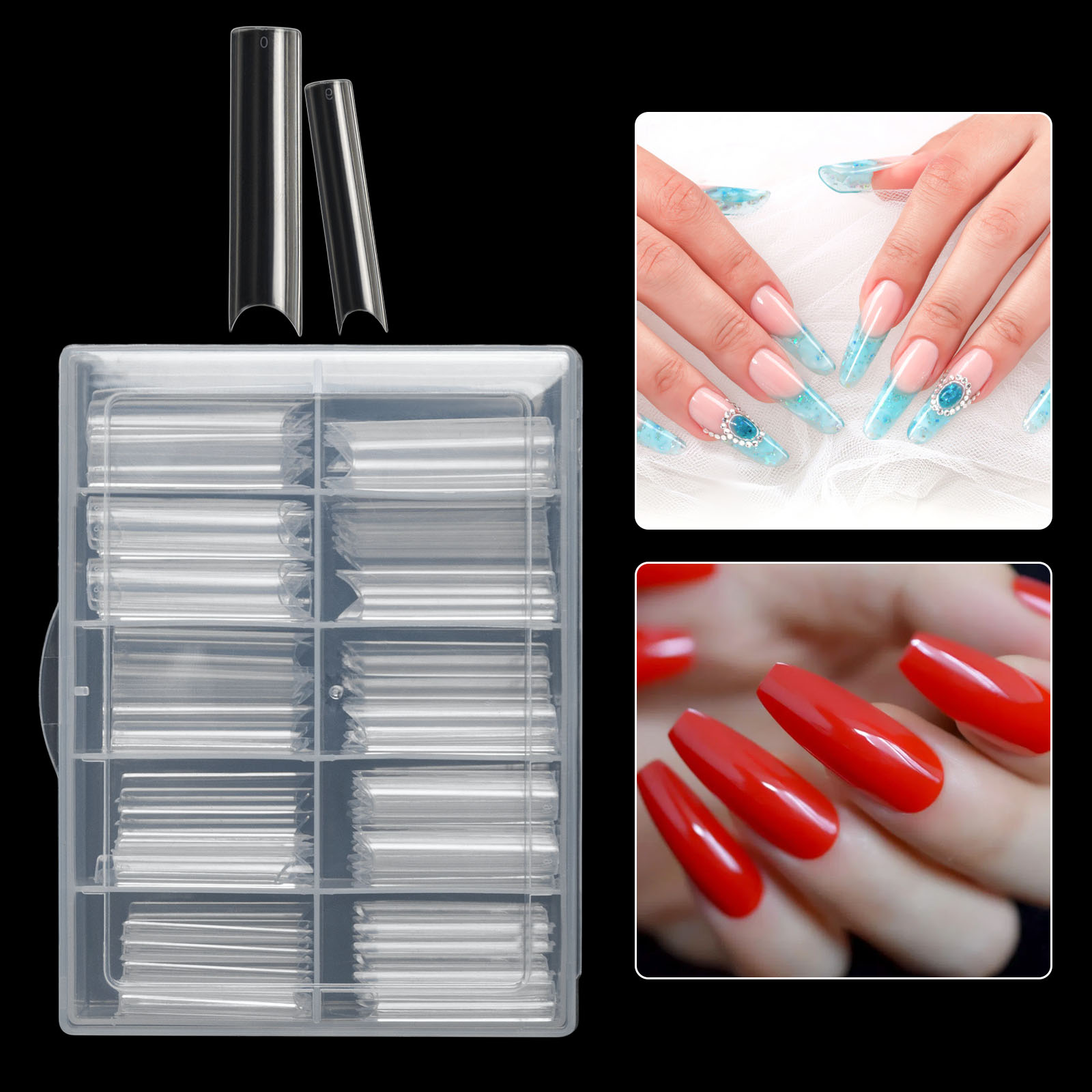 100pcs/Box XXL Extra Straight  - Nail Art Xxl ulasan dan harga