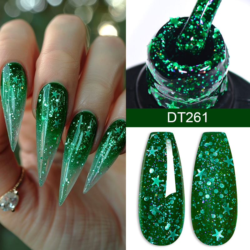 MEET ACROSS 7ml Snowflakes Seq - Nail Art Xmas ulasan dan harga