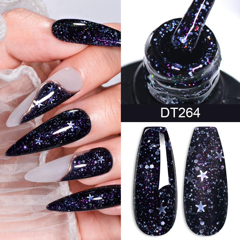 MEET ACROSS 7ml Snowflakes Seq - Nail Art Xmas ulasan dan harga