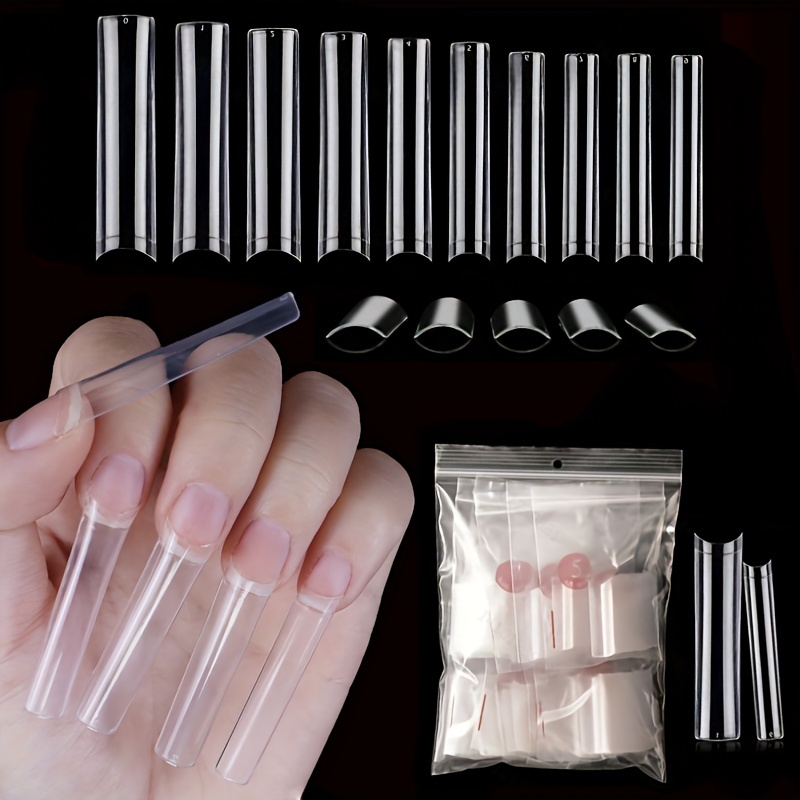 500Pcs XXL No C Curve Nail Tip - Nail Art Xxl ulasan dan harga