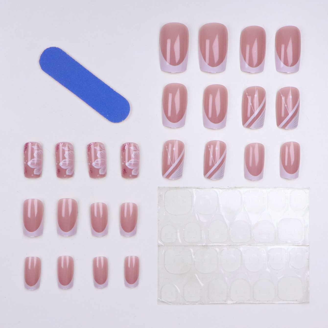 24pcs Upgrade Your Look With W - Nail Adhesive Tab ulasan dan harga