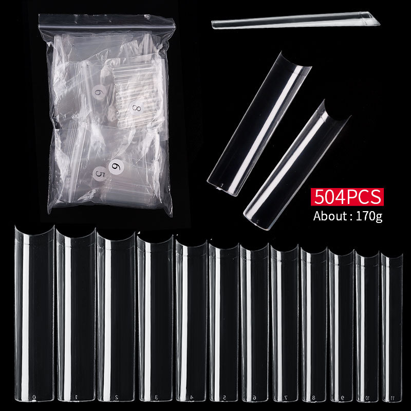 500 Pcs Long Square No C Curve - Nail Art Xxl ulasan dan harga