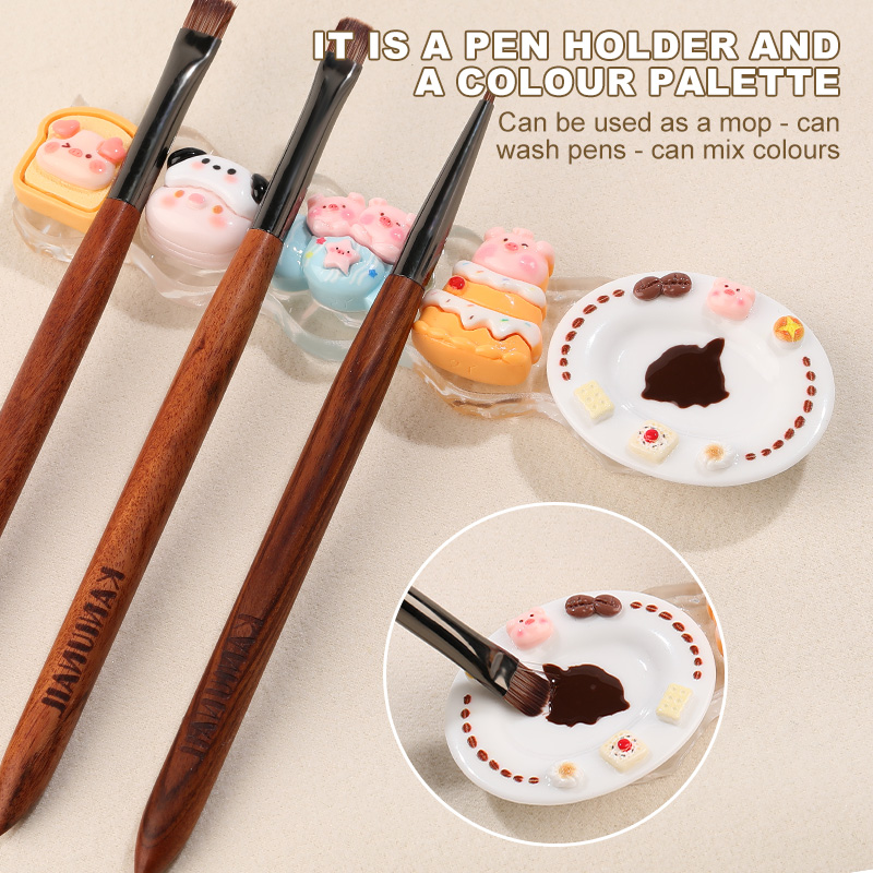 KANIU Cute Animal Nail Brush H - Nail Art Vector ulasan dan harga