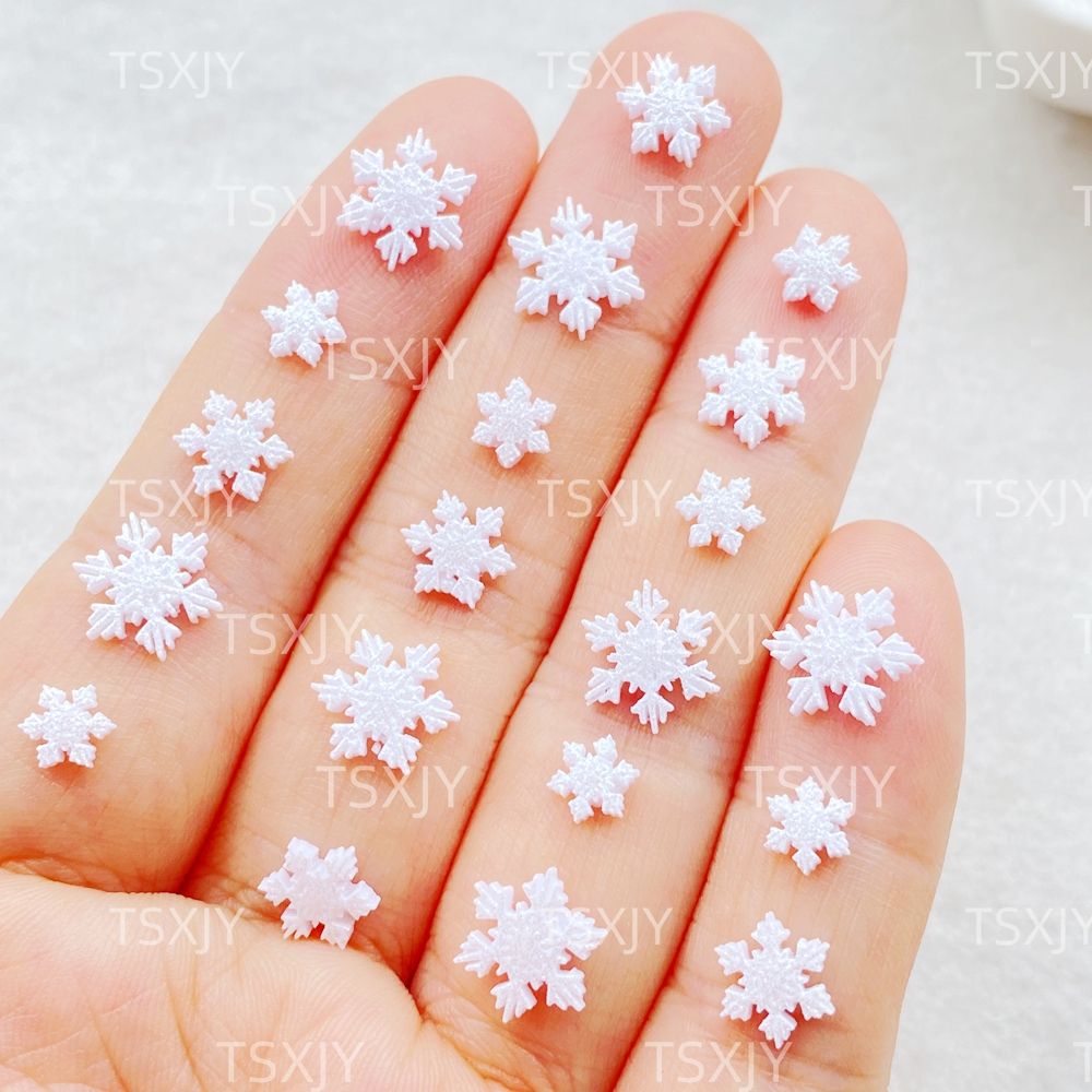 100pcs Resin mini Cute Mini Wh - Nail Art Xmas ulasan dan harga