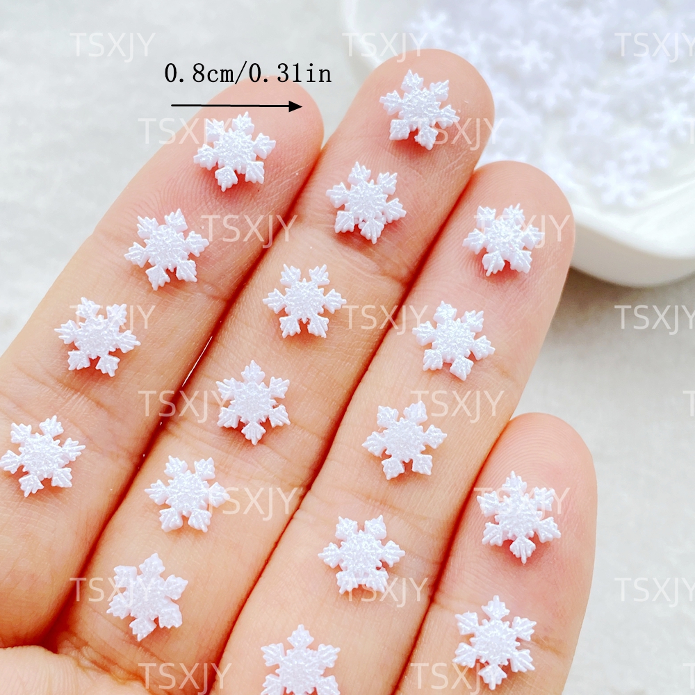 100pcs Resin mini Cute Mini Wh - Nail Art Xmas ulasan dan harga