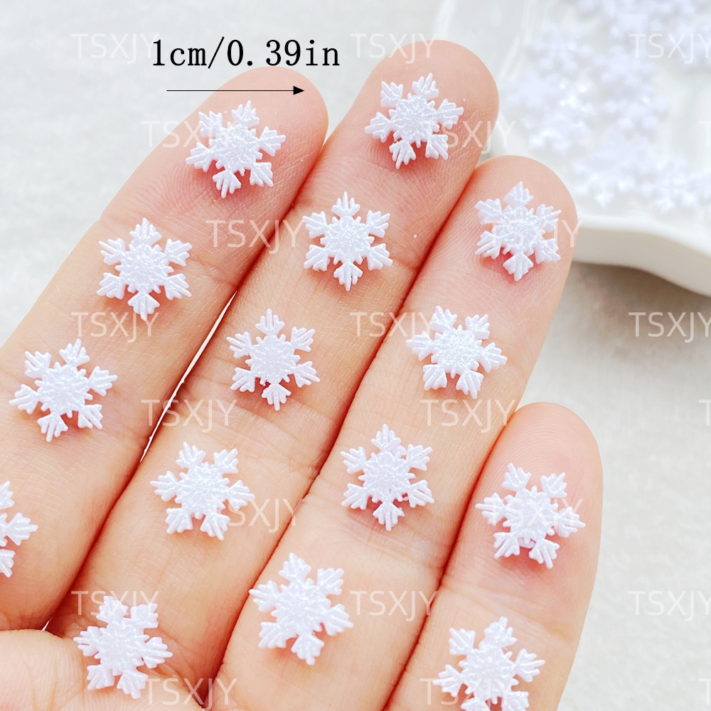 100pcs Resin mini Cute Mini Wh - Nail Art Xmas ulasan dan harga