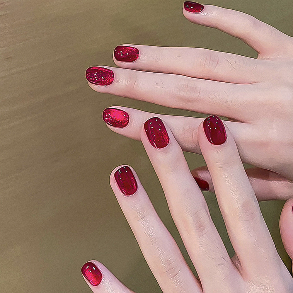 Xeijayi 10ml Wine Red Cat Eye  - Nail Art Red Wine Cat Eye ulasan dan harga