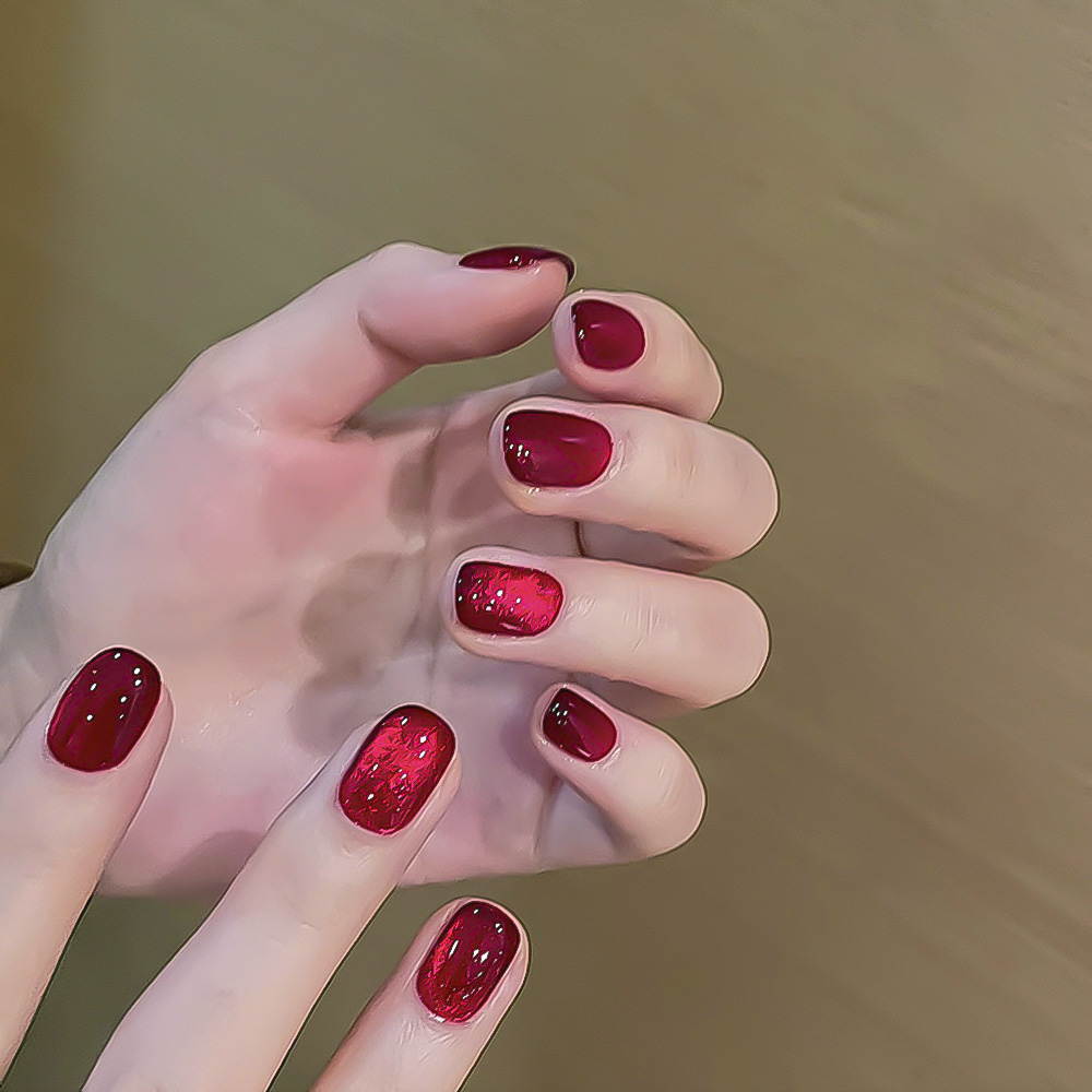 Xeijayi 10ml Wine Red Cat Eye  - Nail Art Red Wine Cat Eye ulasan dan harga