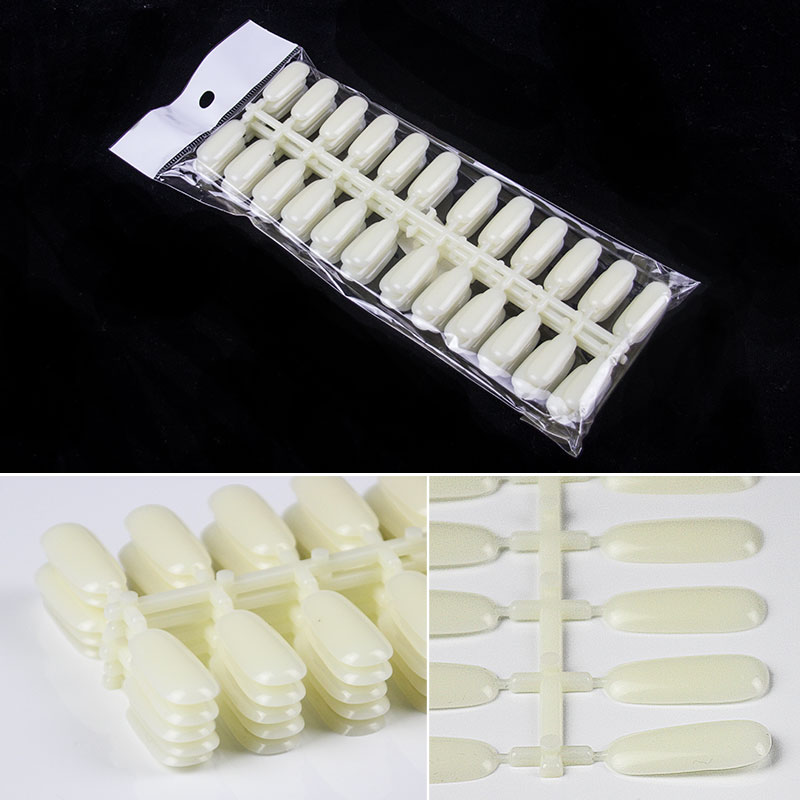 Nail Display Tips Natural Colo - Nail Art Vector ulasan dan harga