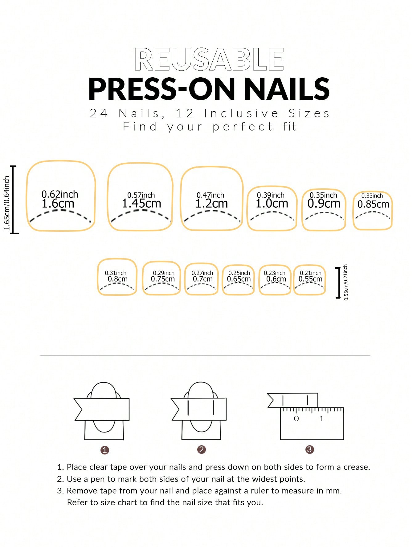 24PCS Short Square Cat Eye Fak - Nail Art Full Cat Eye ulasan dan harga