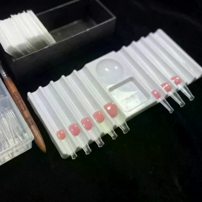 10 Grid Nail Art Pen Holder Pl - Nail Art Vector ulasan dan harga