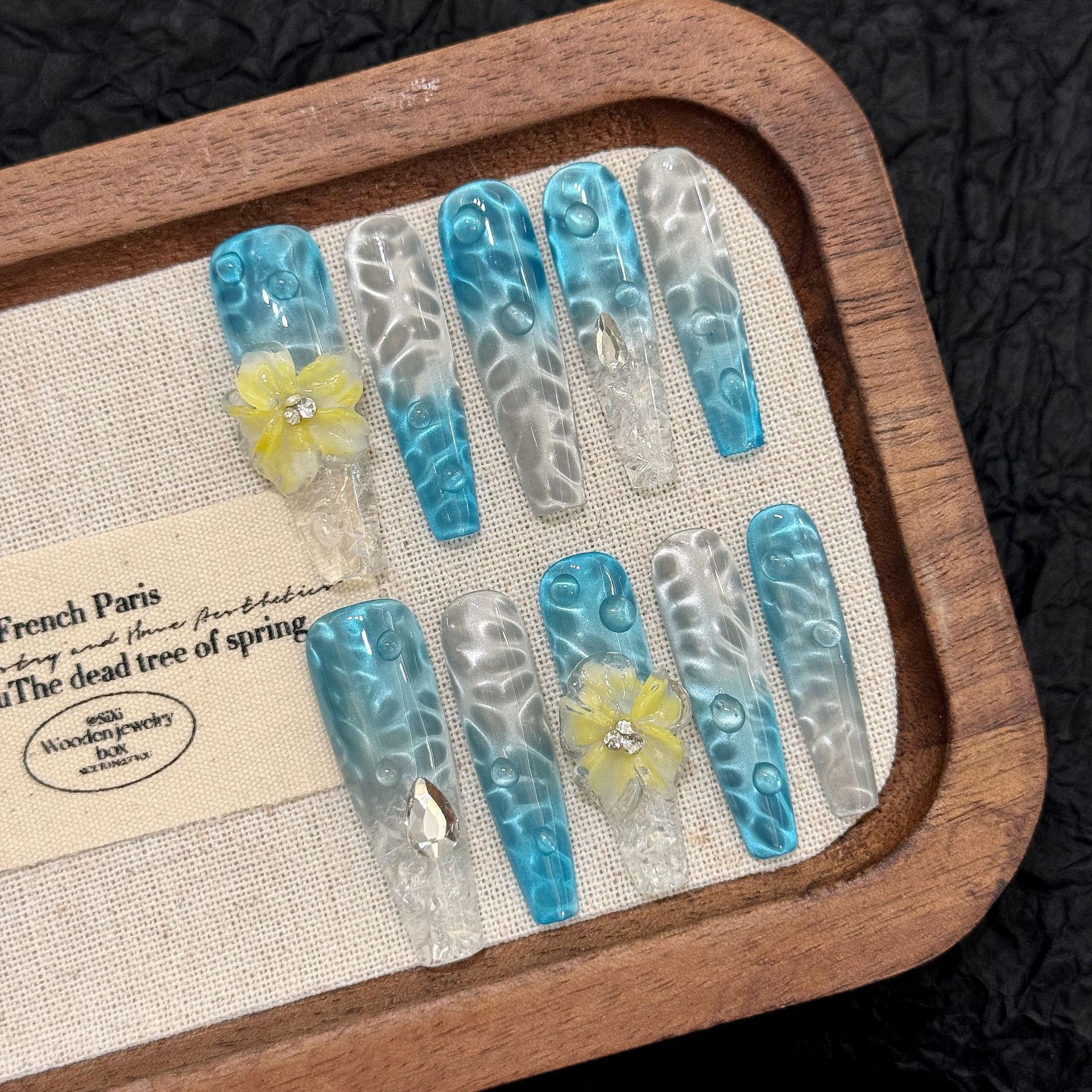10pcs Handmade manicureNail Co - Nail Adhesive Tab ulasan dan harga