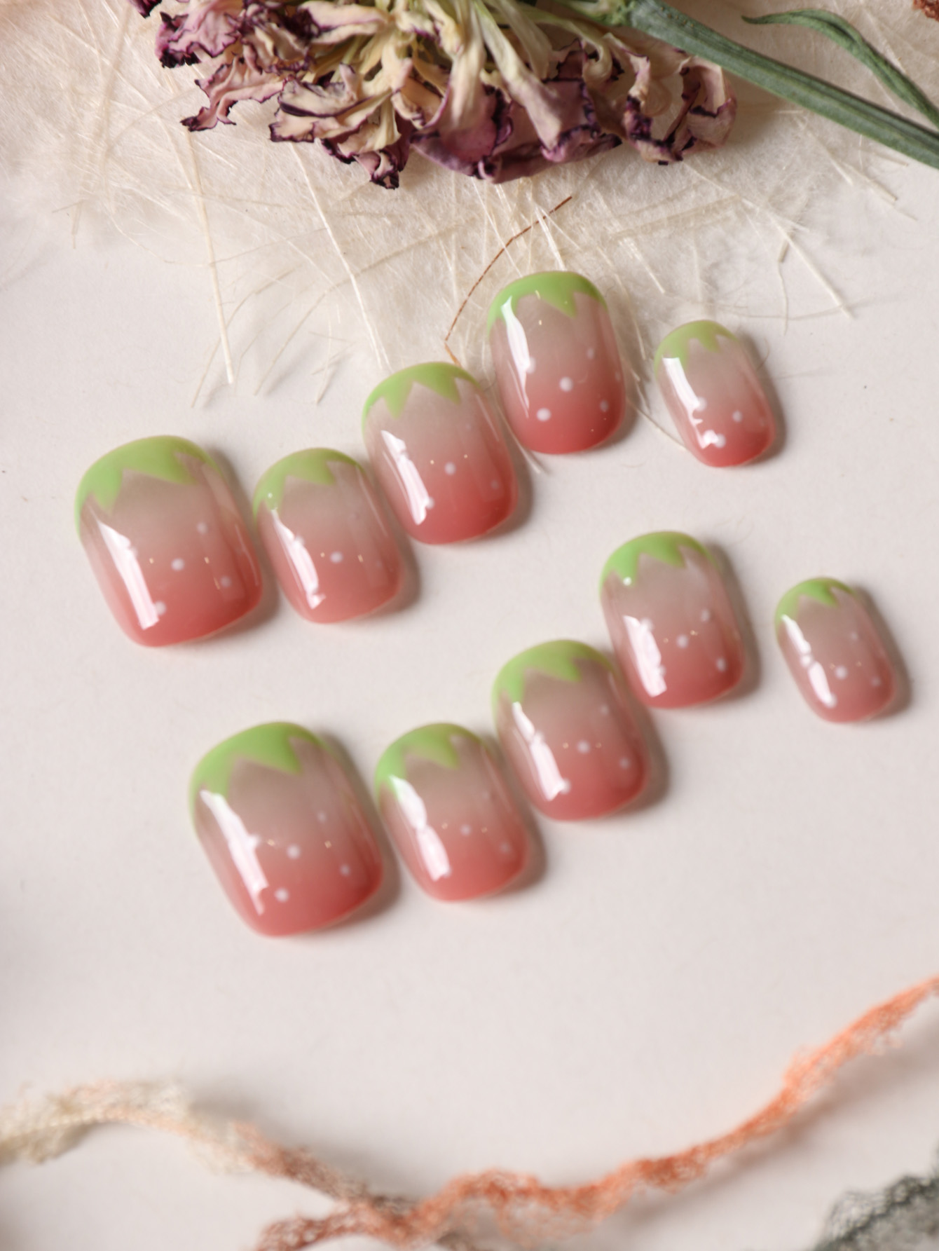 10Pcs Press on Nails Short Pin - Nail Adhesive Tab ulasan dan harga