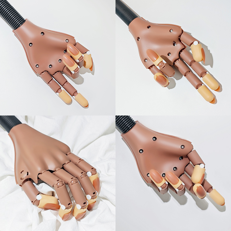 Nail Fake Practice Hand Movabl - Nail Art Vector ulasan dan harga