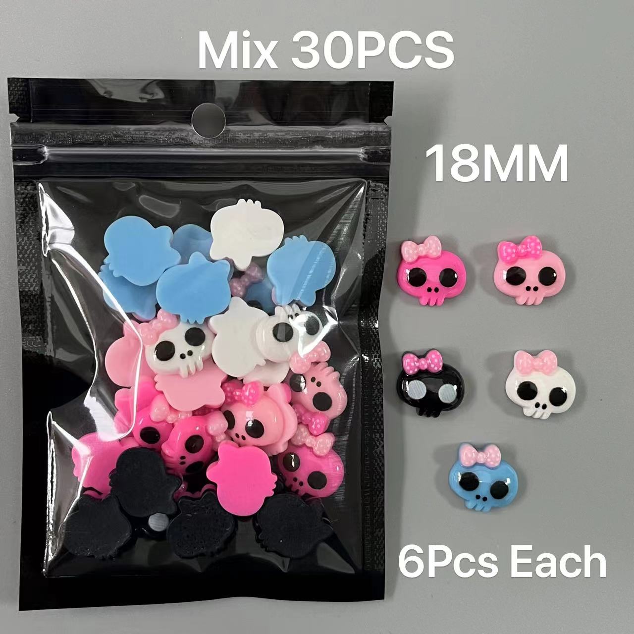 30Pcs Mix Cartoon Bear Bunny H - Nail Art Xxl ulasan dan harga