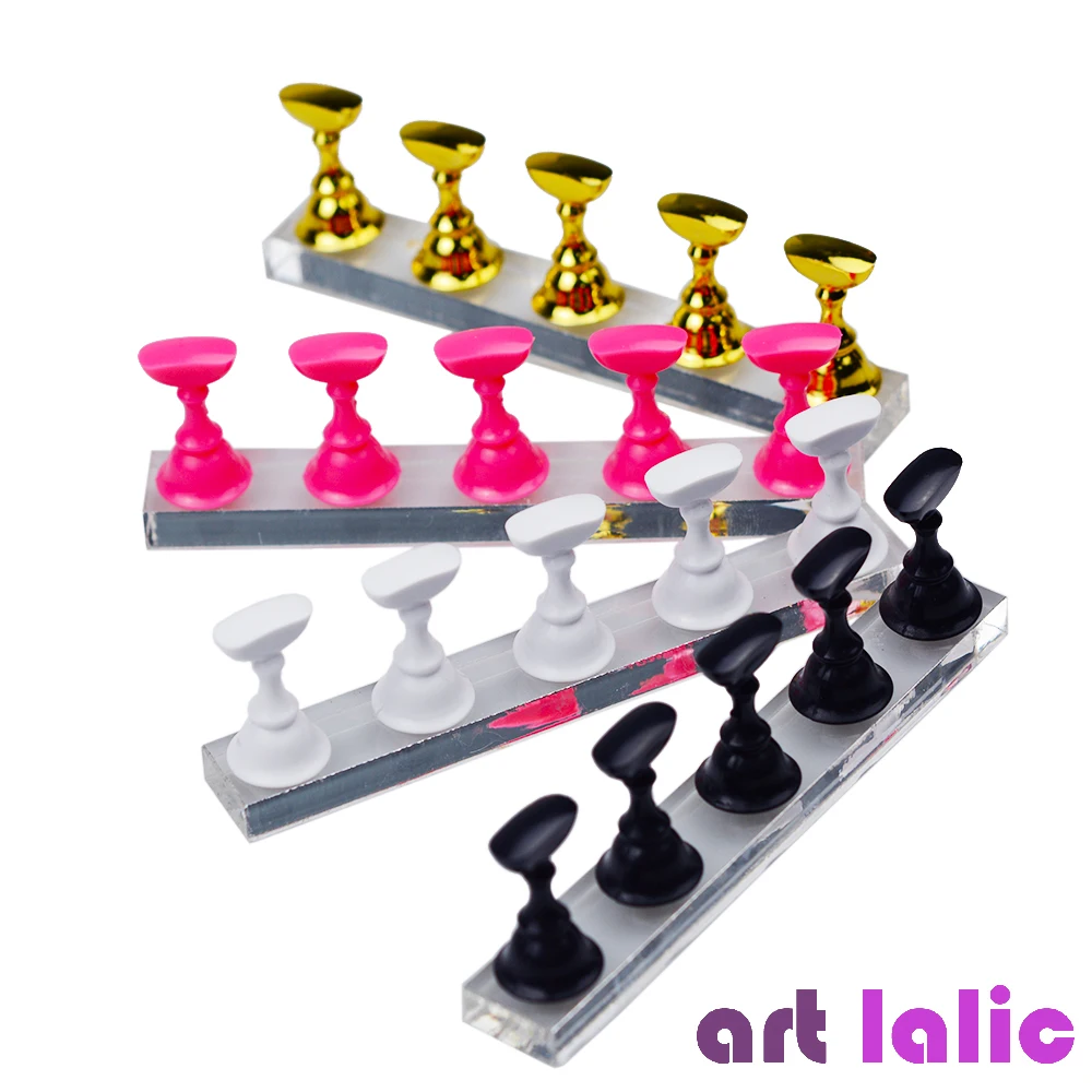 5Pcs Nail Art Practice Display - Nail Art Vector ulasan dan harga