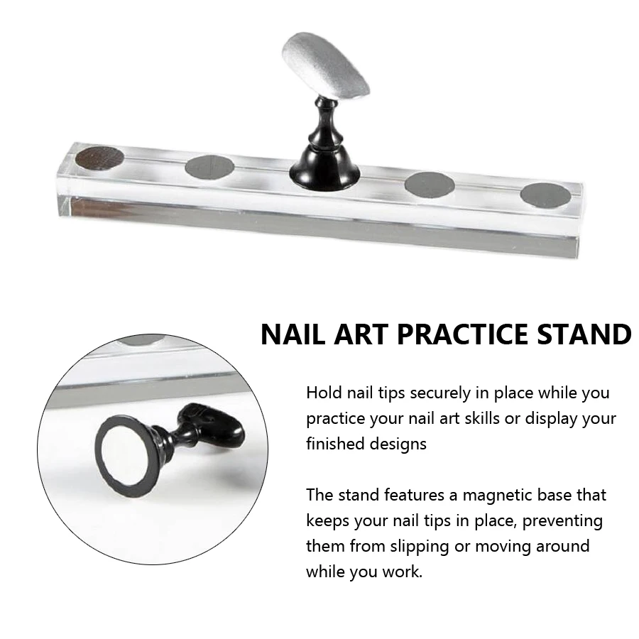 5Pcs Nail Art Practice Display - Nail Art Vector ulasan dan harga