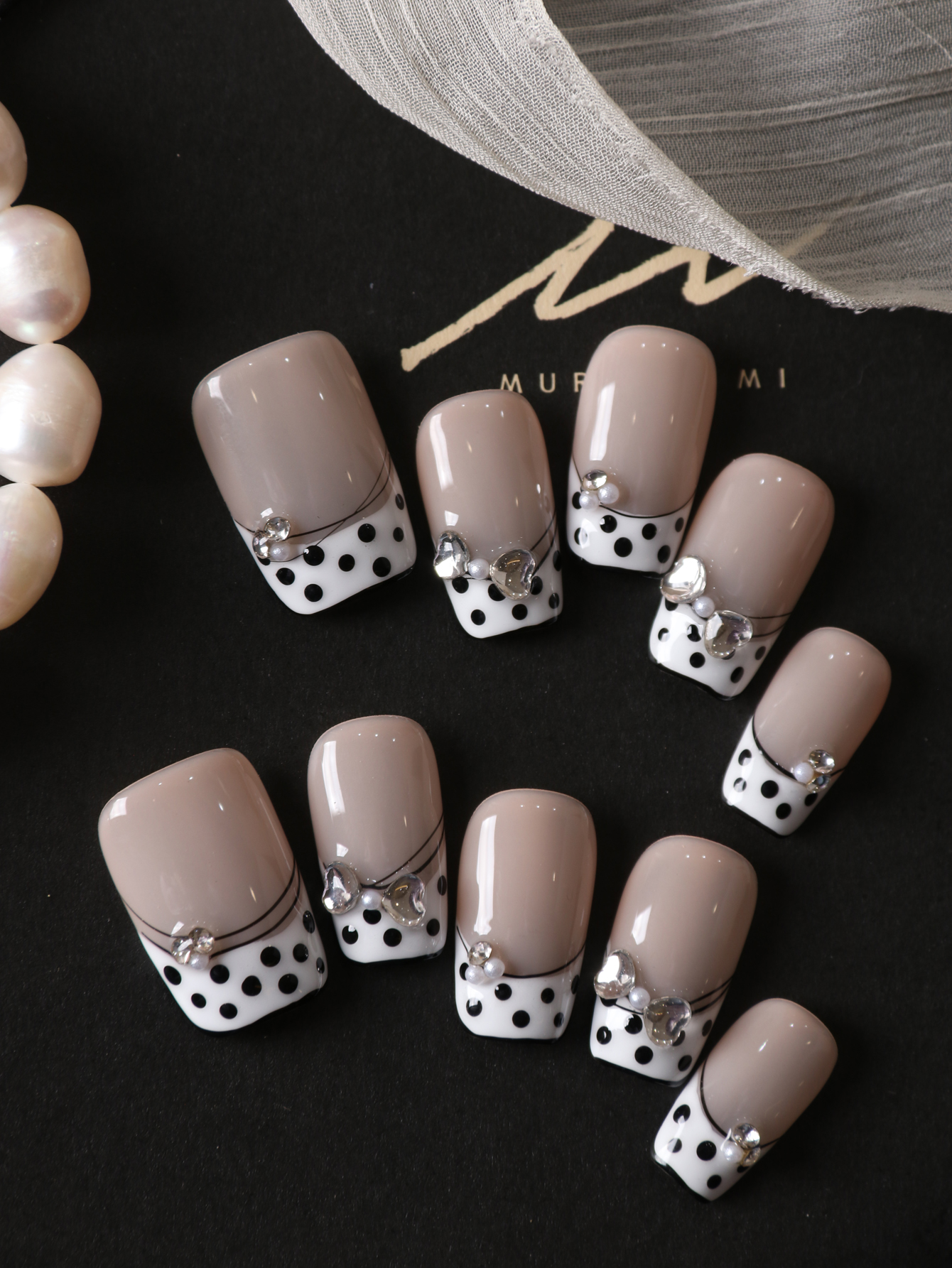 10Pcs Press on Nails Short Whi - Nail Adhesive Tab ulasan dan harga