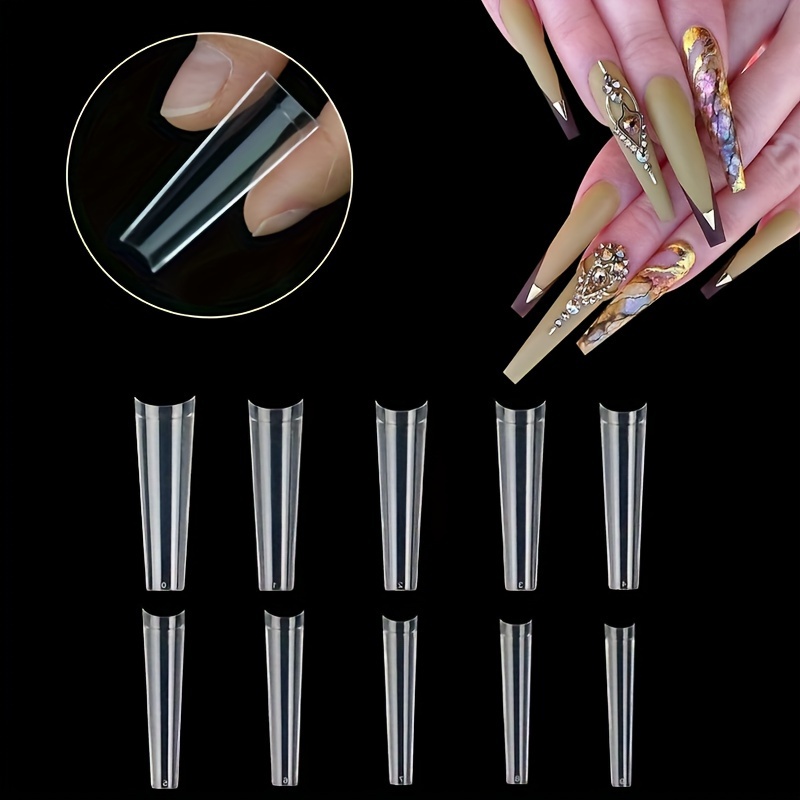 XXL Super Long Nail Tips C Cur - Nail Art Xxl ulasan dan harga