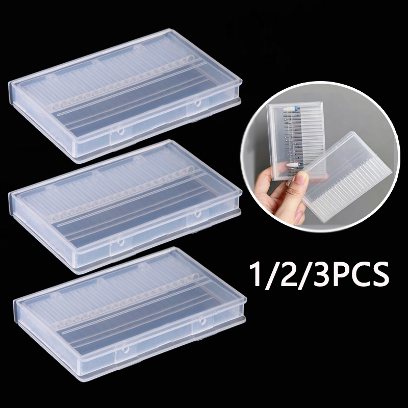 1/2/3PCS 20 Slots Clear Nail D - Nail Art Vector ulasan dan harga