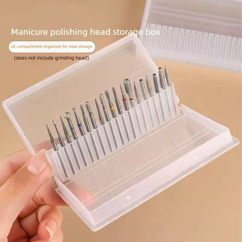 1/2/3PCS 20 Slots Clear Nail D - Nail Art Vector ulasan dan harga