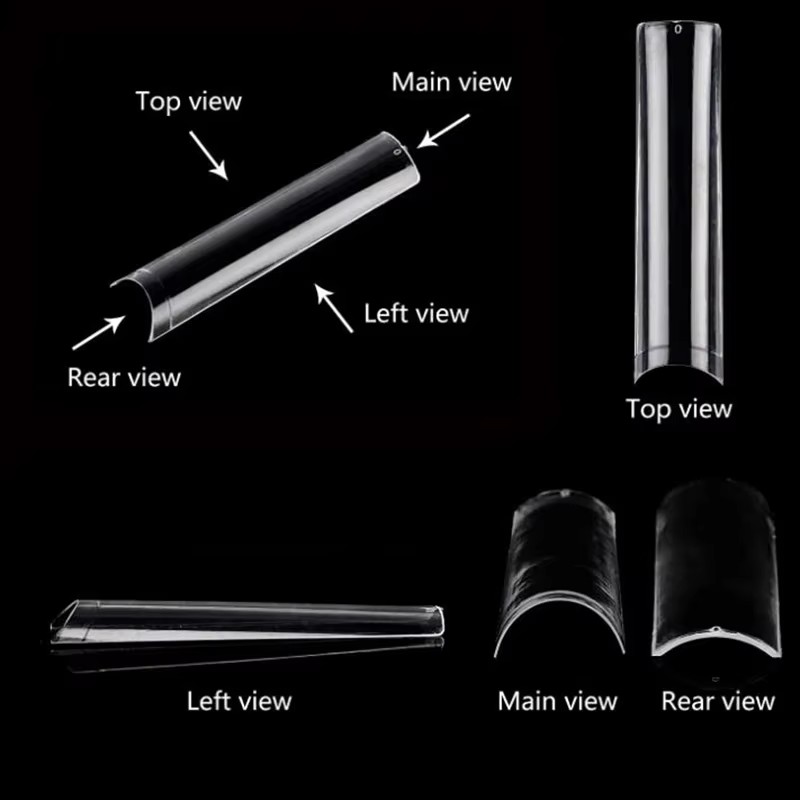 500 XXL C-Curve-Free Nail Tips - Nail Art Xxl ulasan dan harga