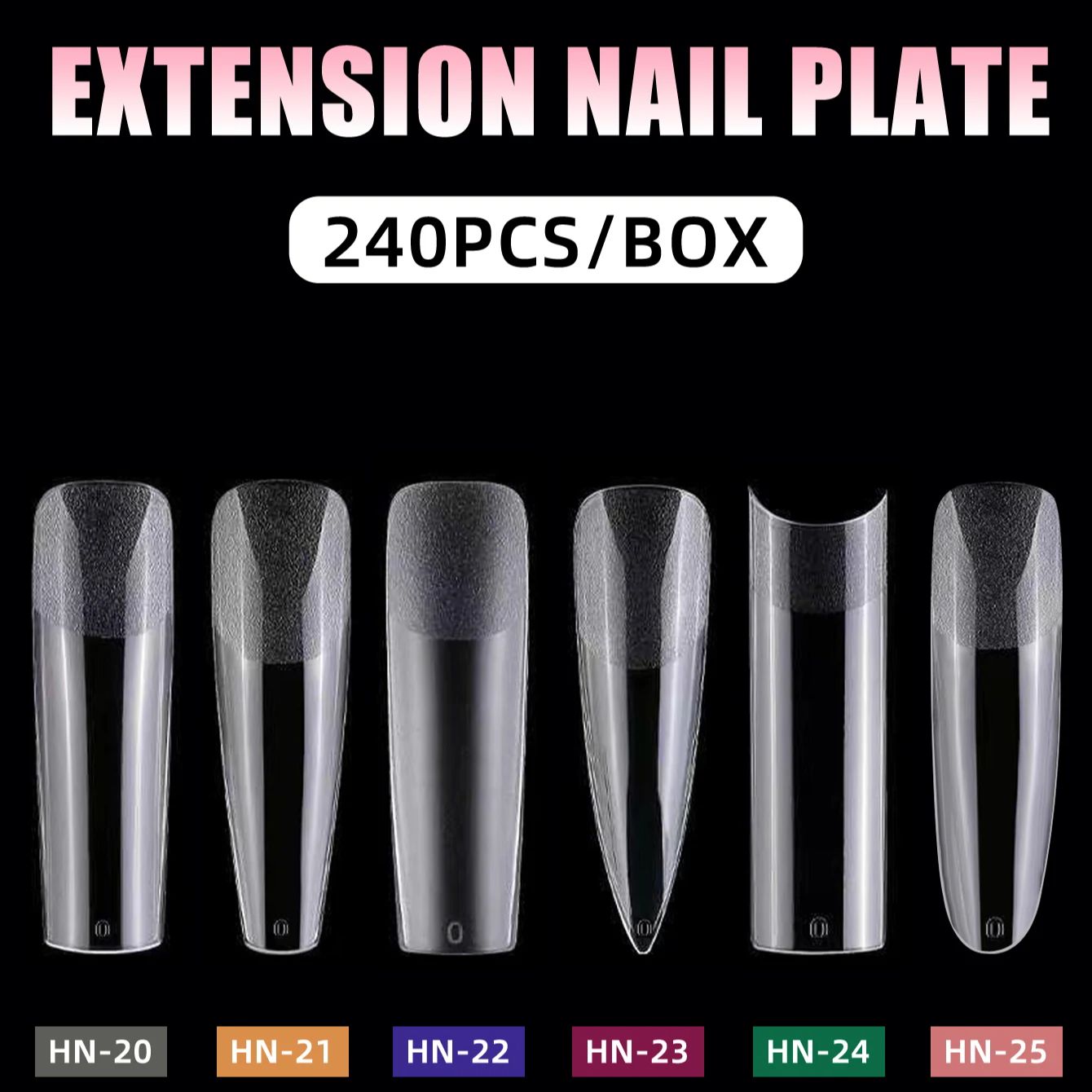 240pcs XXL Long Square Full &  - Nail Art Xxl ulasan dan harga