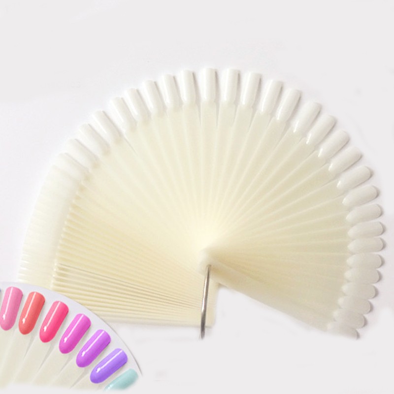 4Color 50pcs False Nail Tips F - Nail Art Vector ulasan dan harga