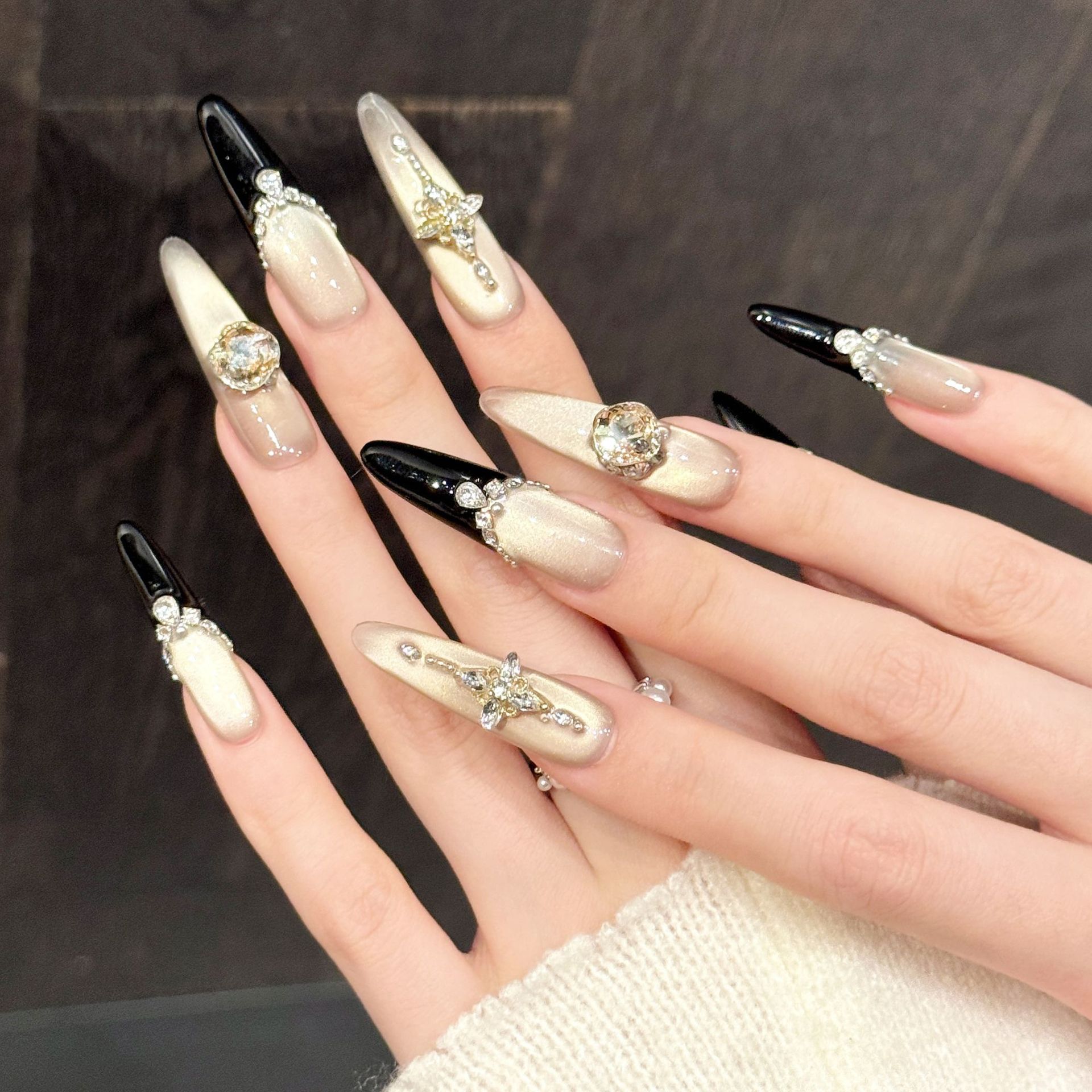10 PCS Luxury Handmade Press o - Nail Adhesive Tab ulasan dan harga
