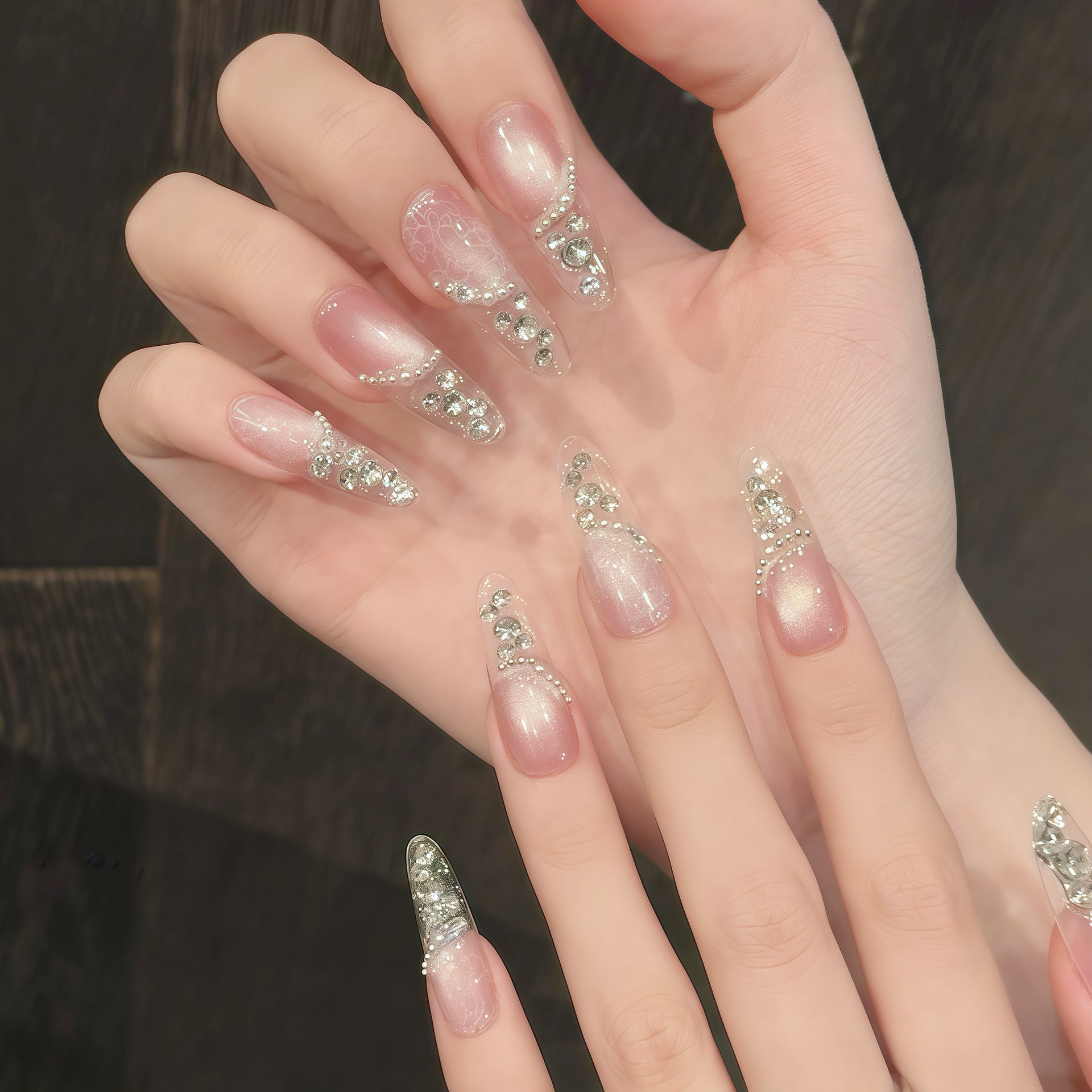 10 PCS Luxury Handmade Press o - Nail Adhesive Tab ulasan dan harga