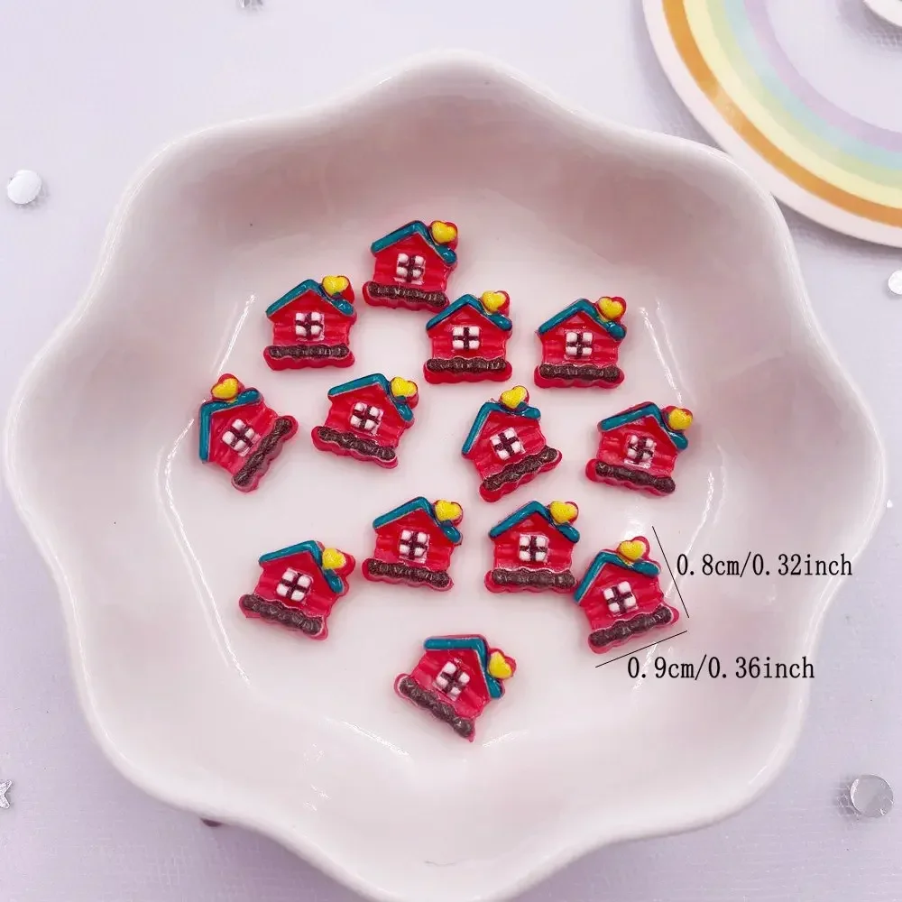 50pcs Resin Mini Colorful Chri - Nail Art Xmas ulasan dan harga