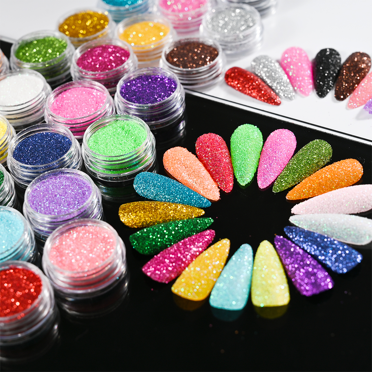 24Colors/Set Holographic Nail  - Nail Art Xmas ulasan dan harga
